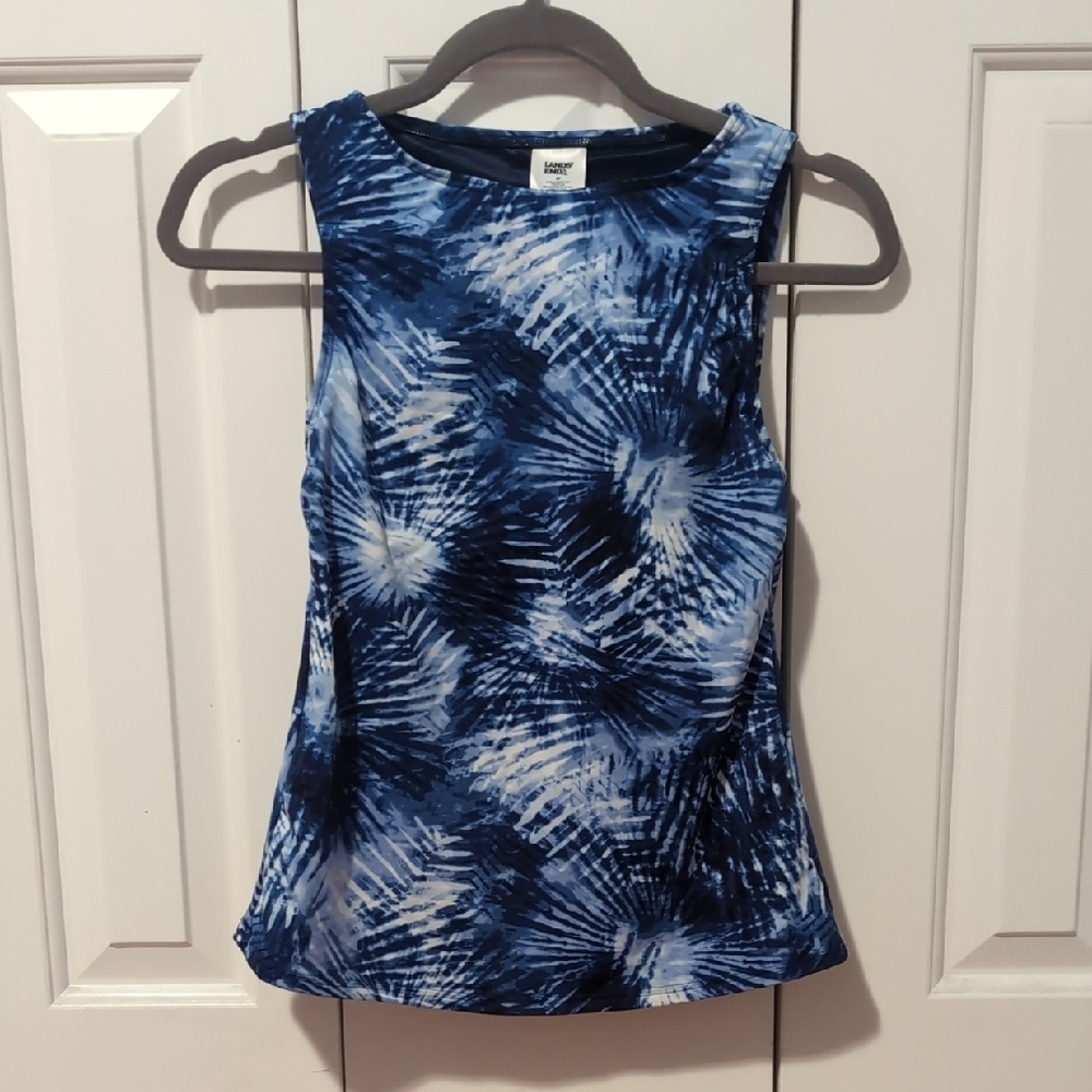 Hanes Blue Fitted Tank Top